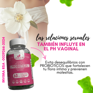 GOMAS PROBIOTICOS VITALCOM X60